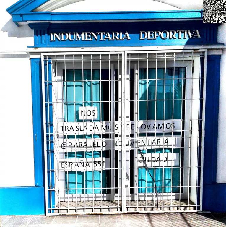 Acta con cartel “Trasladados a Ciudad” en Alberdi 1296