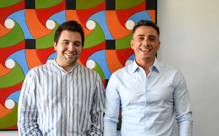 Ignacio Conte y el Intendente Marcos Calvente