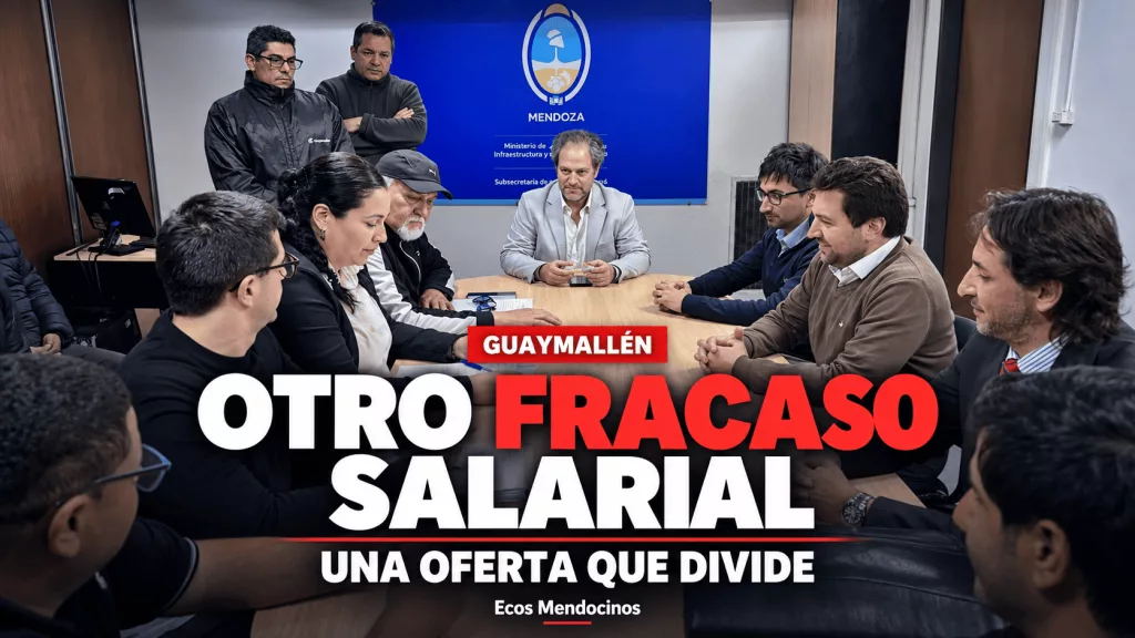 Guaymallén: reunión de conciliación por el conflicto salarial y una oferta municipal que divide a los trabajadores